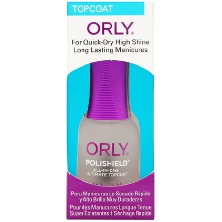 Orly 3-in-1 Nail Polish Varnish with Polishield Topcoat 18ml