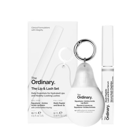 The Ordinary Set The Ordinary Multipeptide Lash And Brow Serum Squalane Amino Acids Lip Balm