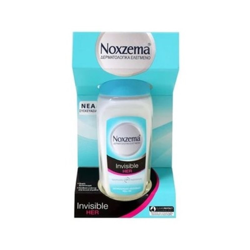 Noxzema Noxzema Roll On Invisible Women's Deodorant Without Stains 50ml