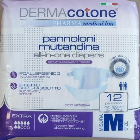 Dermacoton Diaper Pants Size M - Pack of 12