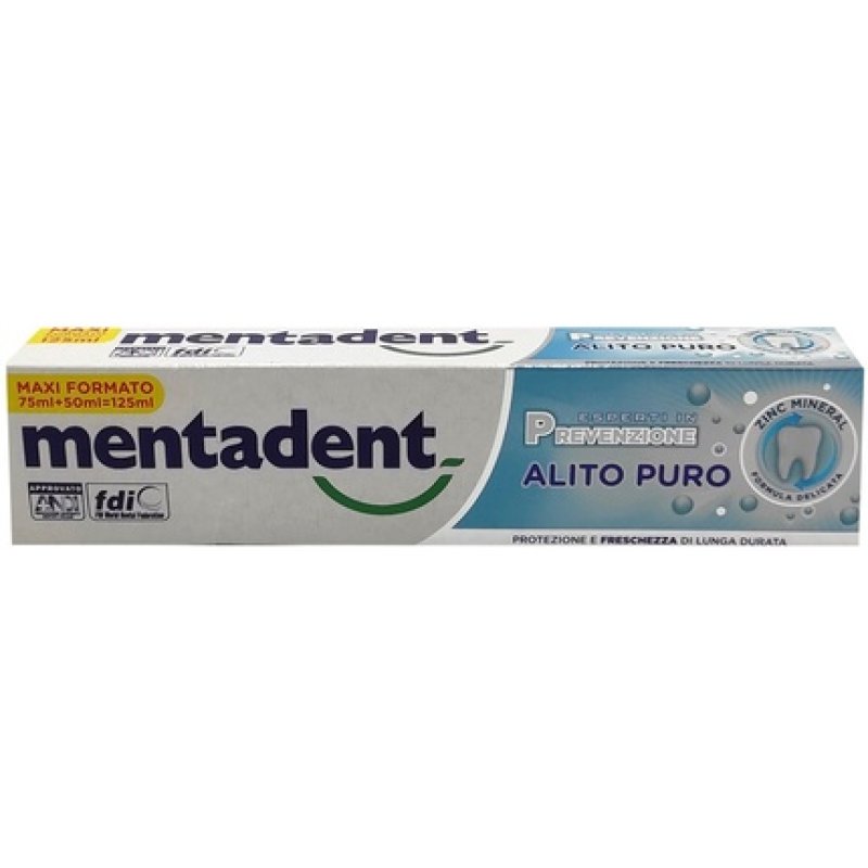 Mentadent Pure Breath 125 Ml