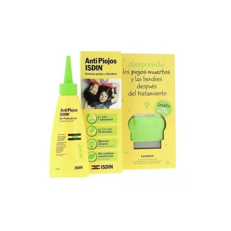 Isdin Antilice Pediculicide Gel 100ml Lice Comb Set 2 Pieces