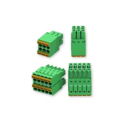 Teltonika PR5MEC15 terminal block 2 x 5, 2 x 3 Green
