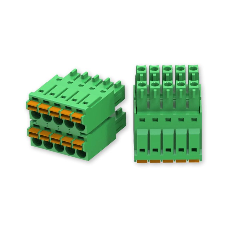 Teltonika PR5MEC15 terminal block 2 x 5, 2 x 3 Green