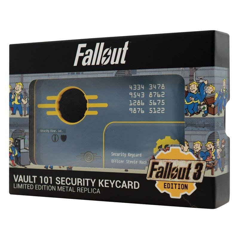 FALLOUT 3 - Vault 101 Security Keycard - Replique Edition Limité