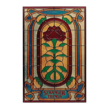 STRANGER THINGS - Creel House Stained Glass - Plaqué Resine