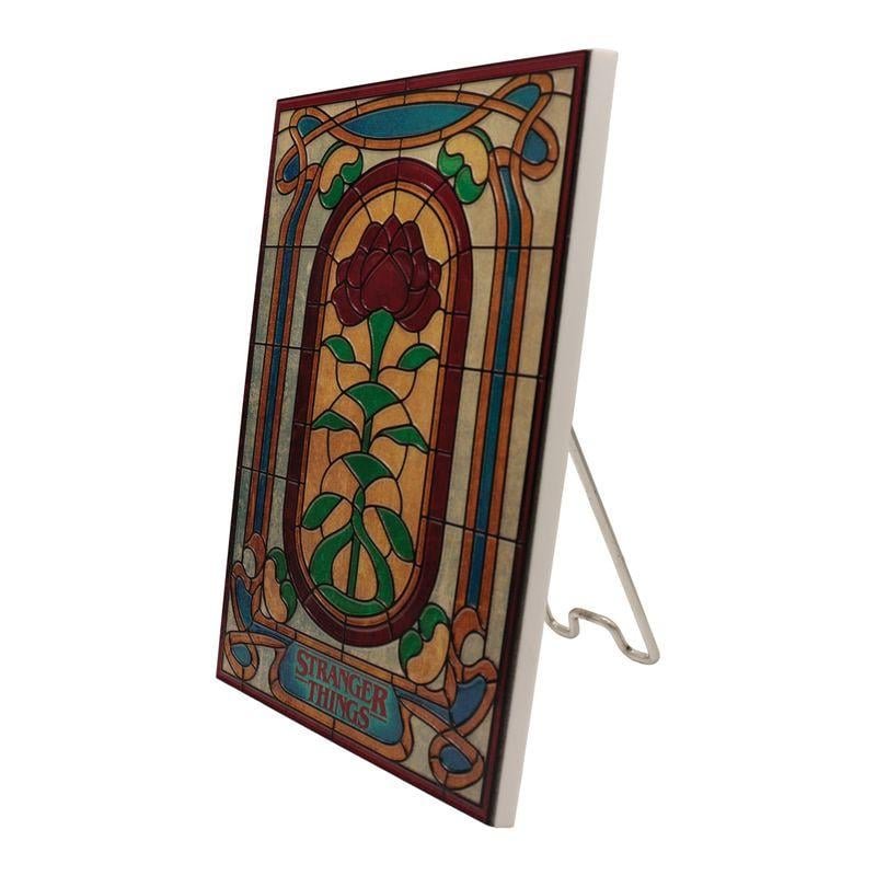 STRANGER THINGS - Creel House Stained Glass - Plaqué Resine