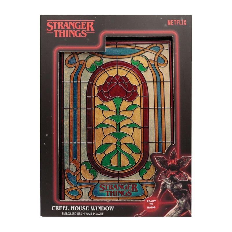 STRANGER THINGS - Creel House Stained Glass - Plaqué Resine