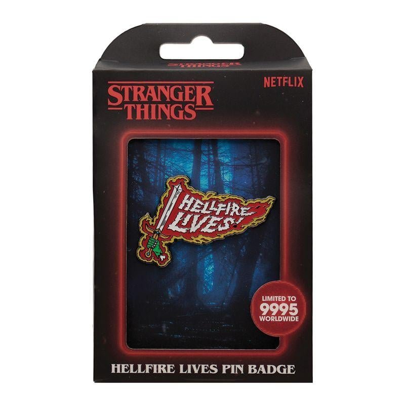 STANGER THINGS - Helfire Lives - Pin's Edition Limitée