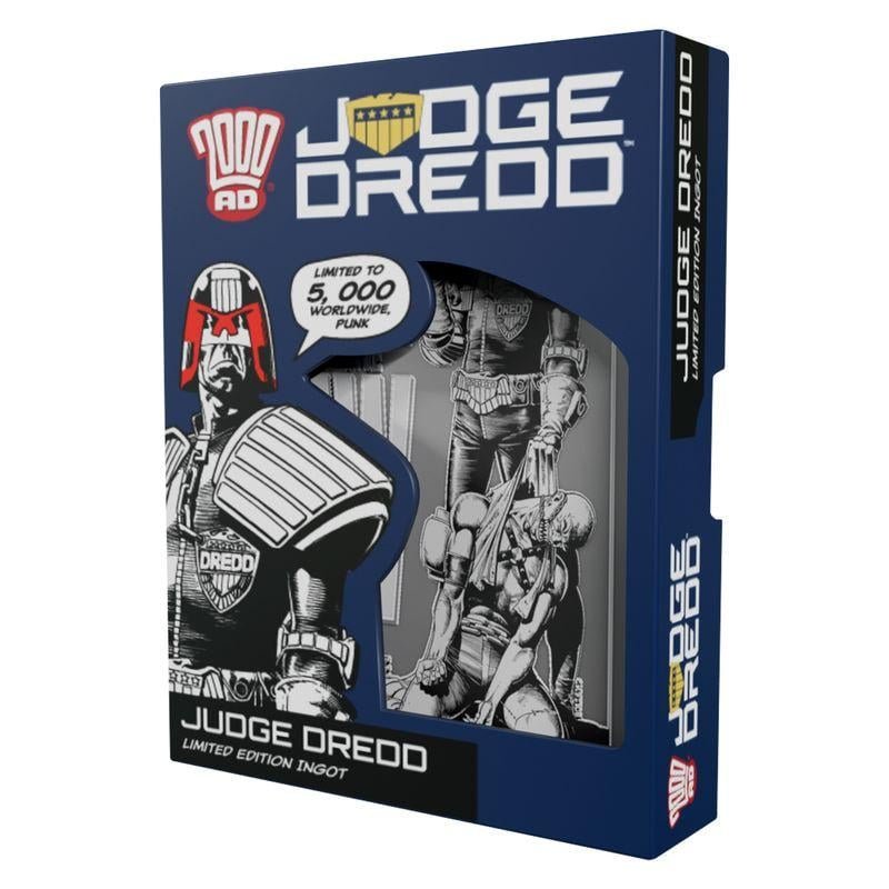 2000AD JUDGE DREDD - Comic Book Cover - Lingot Edition Limitée