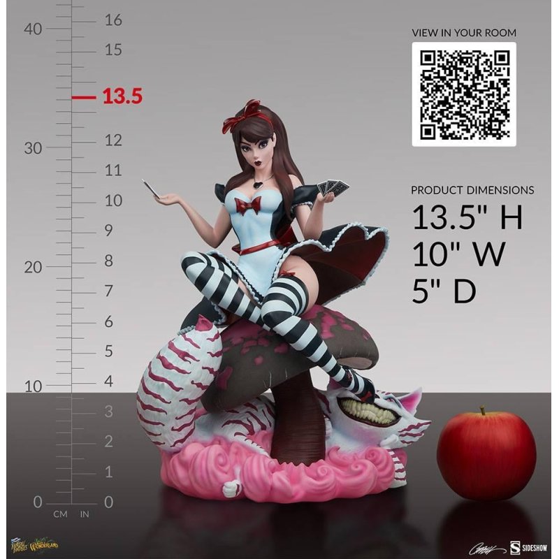 FAIRYTALE FANTASIES - Alice of Game Hearts - Statuette '34x27x20cm'