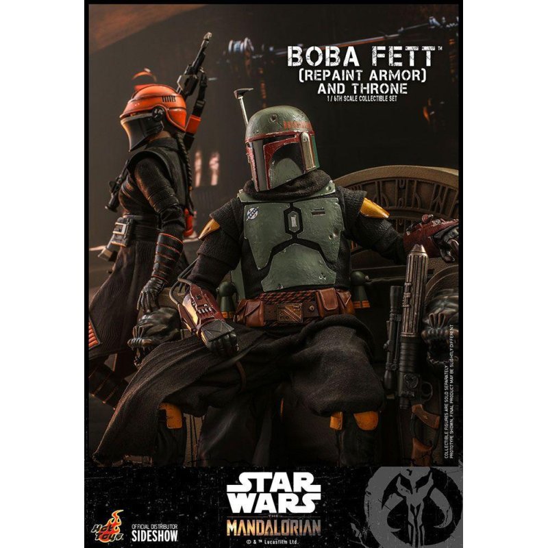 STAR WARS - Boba Fett & Throne - Statuette articu. Movie Masterp. 30cm