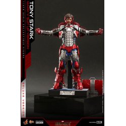 Iron Man 2 figurine Movie Masterpiece 1/6 Tony Stark (Mark V Suit Up Version) Deluxe 31 cm