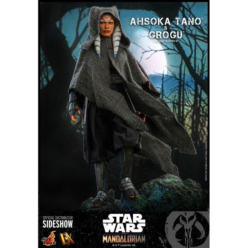 Star Wars The Mandalorian pack 2 figurines 1/6 Ahsoka Tano & Grogu 29 cm