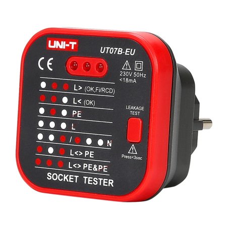 UNI-T UT07B-EU power outlet tester