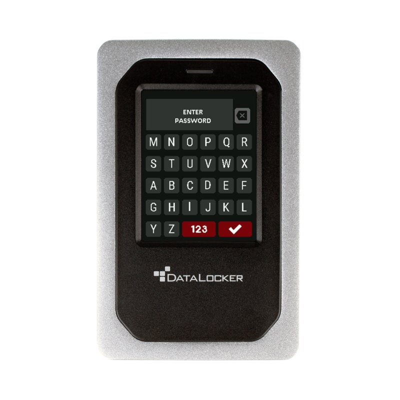 DataLocker DL4 FE 2 To USB Type-C 3.2 Gen 1 (3.1 Gen 1) Aluminium, Noir