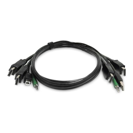 StarTech.com SK2DPMMKVM06-TAA câble kvm Noir 1,8 m