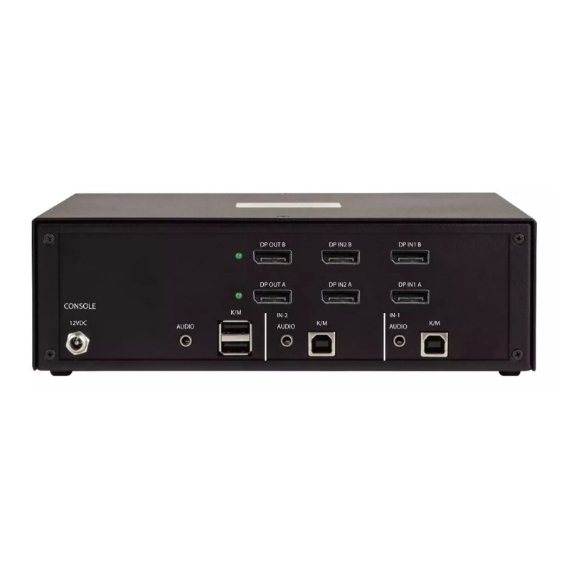 SWITCH KVM SECURISE A 2 PORTS POUR 2 ECRANS DP 4K 30 HZ