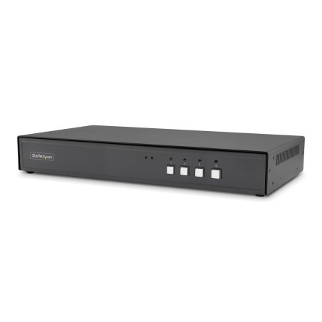 StarTech.com Secure 4-Port KVM Switch, DisplayPort, 4K 30Hz, NIAP 4.0 Desktop KVM, Metal Housing, Multi-View Preview