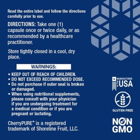 Life Extension Tart Cherry with CherryPure 60 Vcaps 200g