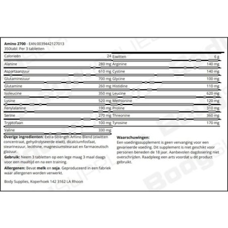 Universal Nutrition Amino 2700 - 350 Tablets