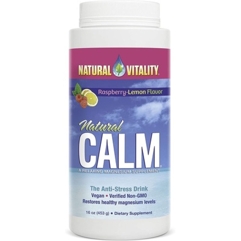 Natural Vitality Natural Calm Raspberry Lemon 16oz