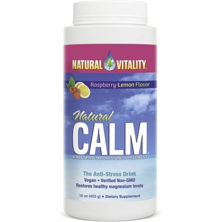 Natural Vitality Natural Calm Raspberry Lemon 16oz