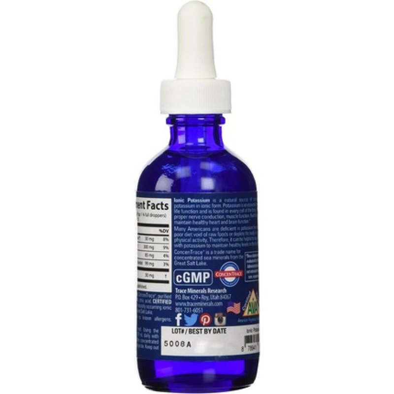 Trace Minerals Research Liquimins 99 Mg Ionic Potassium Liquid, 59 Ml