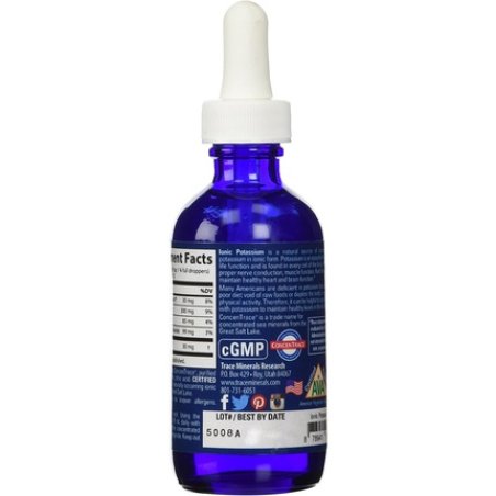 Trace Minerals Research Liquimins 99 Mg Ionic Potassium Liquid, 59 Ml