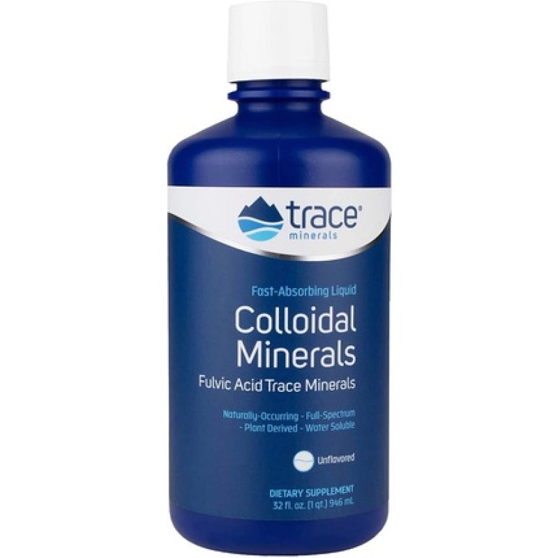 Trace Minerals Colloidal Minerals, Unflavored - 946 Ml