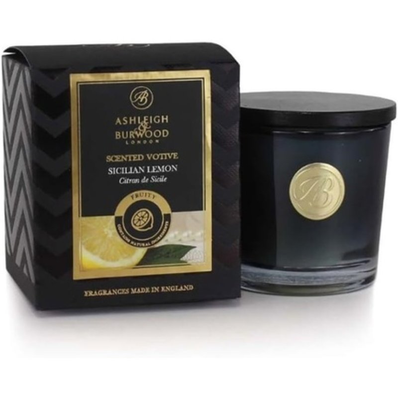 ASHLEIGH & BURWOOD Sicilian Lemon Scented Mini Candle