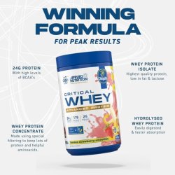 Applied Nutrition Critical Whey Protein Powder 24g Protein Per Serving