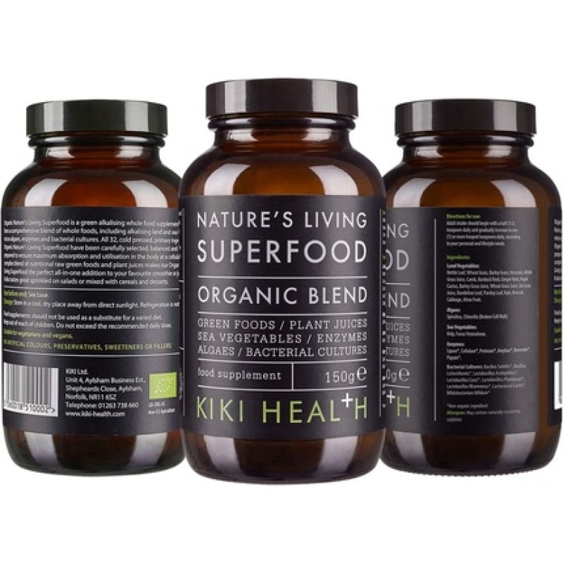 KIKI Health Organic Nature's Living Superfood Powder 150g