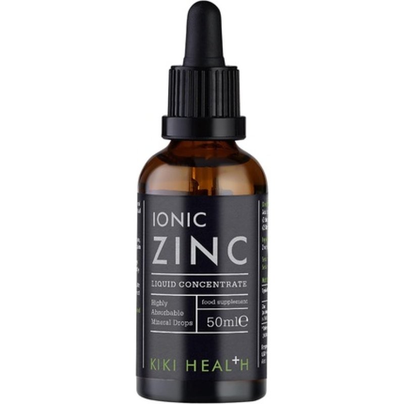 KIKI Health Ionic Zinc Liquid Concentrate Purely Natural Premium Organic Vitamin C Supplement 50ml