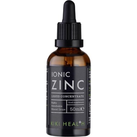 KIKI Health Ionic Zinc Liquid Concentrate Purely Natural Premium Organic Vitamin C Supplement 50ml