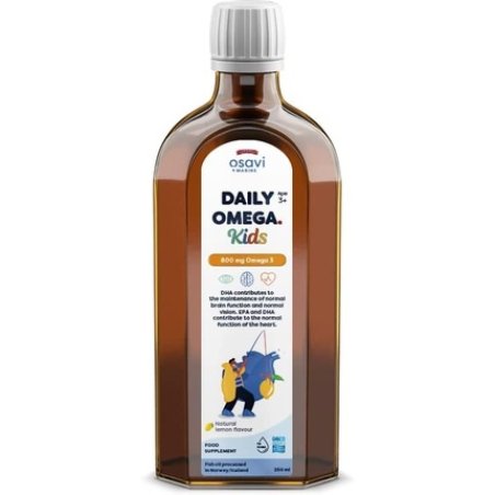 Osavi Daily Omega Kids Natural Lemon Flavor 800mg Omega 3 250ml