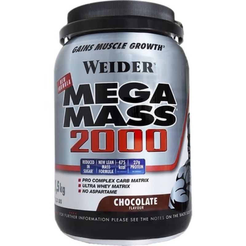 Weider Mega Mass 2000 15kg Chocolate