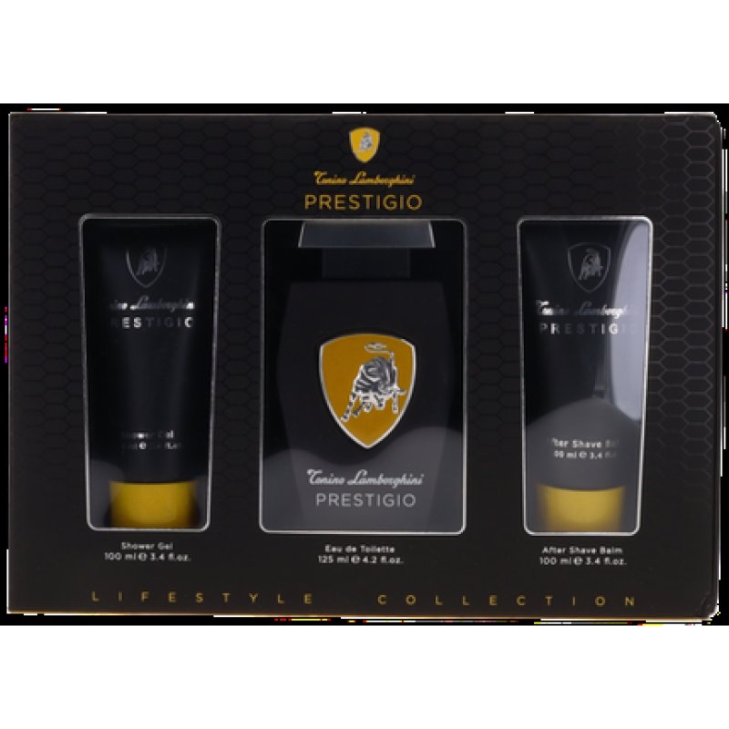 Prestigio by Tonino Lamborghini for Men Set: EDT SG ASB - New