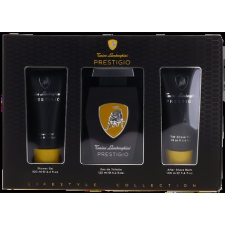 Prestigio by Tonino Lamborghini for Men Set: EDT SG ASB - New