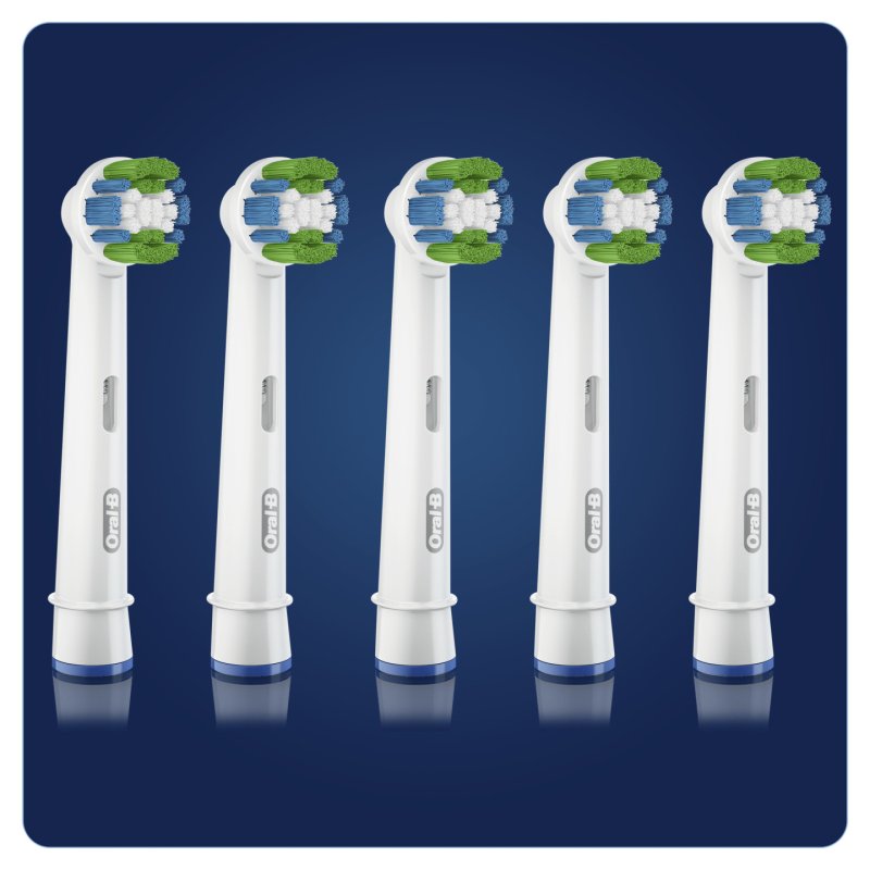 Oral-B Precision Clean 80339350 toothbrush head 5 pc(s) Blue, White
