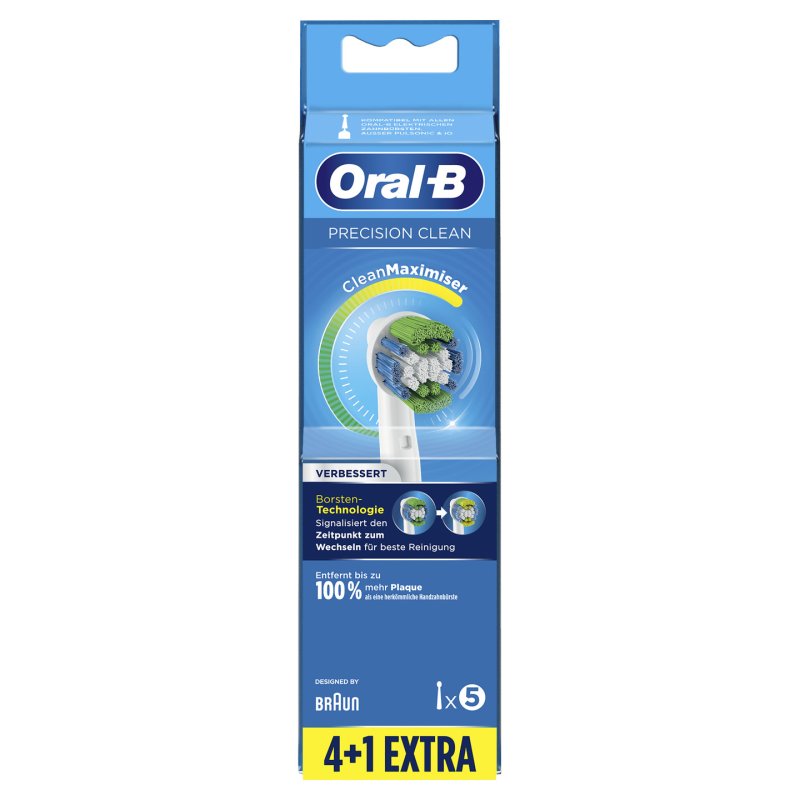 Oral-B Precision Clean 80339350 toothbrush head 5 pc(s) Blue, White