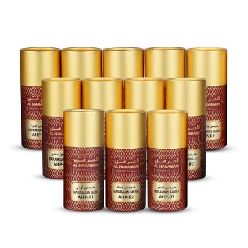 Al Haramain Haramain 12ml Variety Of Twelve Unique Fragrances Perfume Oil