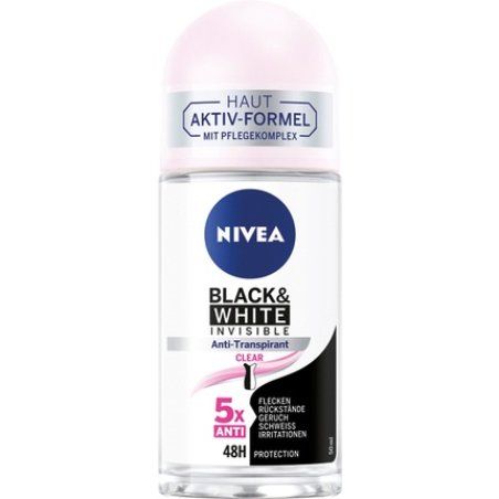 Nivea Nivea Deo Rollon Black & White Clear 50ml