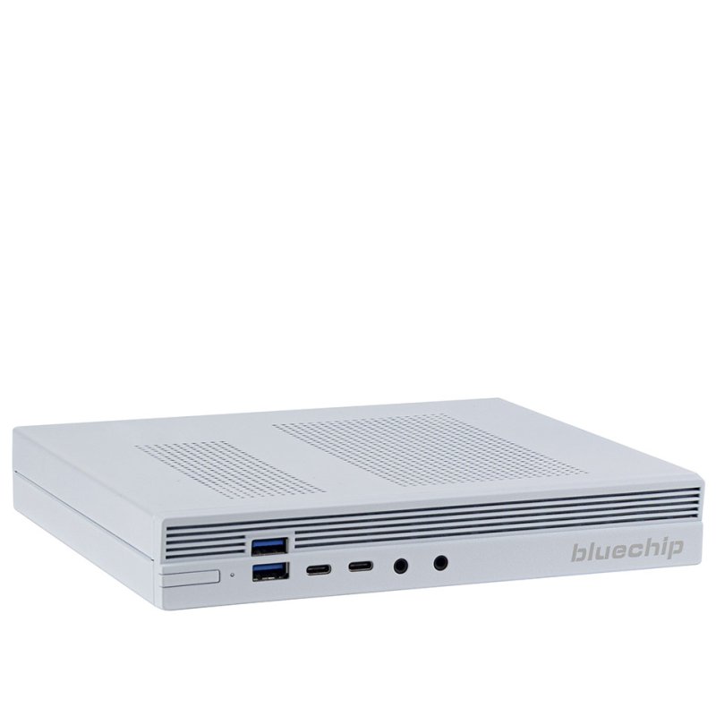 bluechip BUSINESSline S3160 *white* Intel Core™ i5 i5-14400 8 Go DDR5-SDRAM 500 Go SSD Windows 11 Pro Mini PC Blanc
