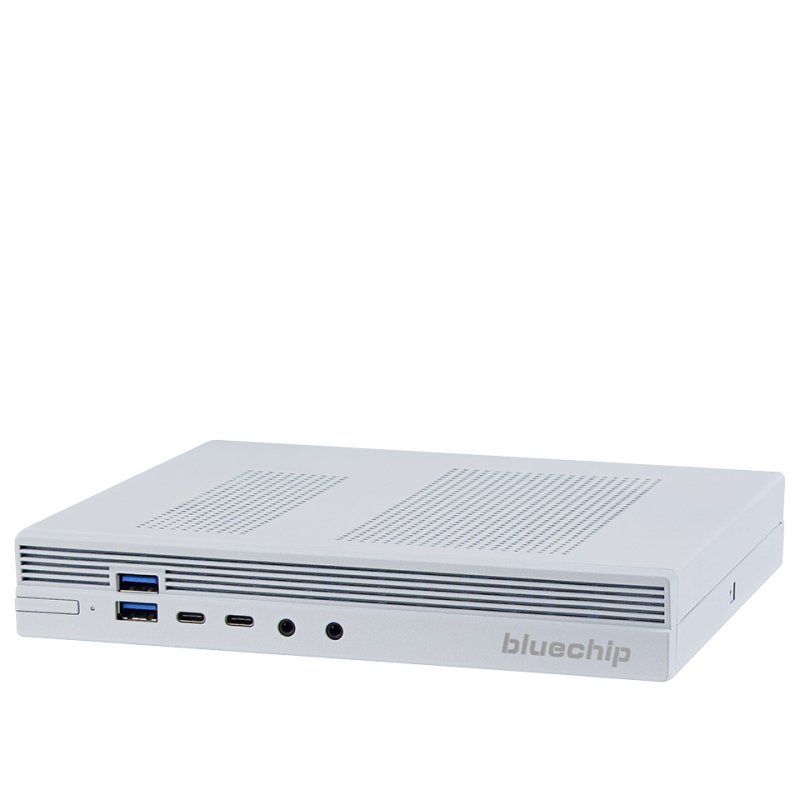 bluechip BUSINESSline S3160 *white* Intel Core™ i5 i5-14400 8 Go DDR5-SDRAM 500 Go SSD Windows 11 Pro Mini PC Blanc