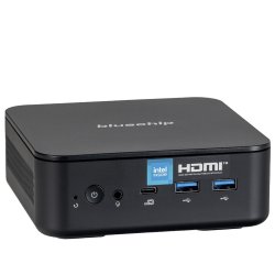 bluechip BUSINESSline M13100 Intel N N100 8 Go DDR4-SDRAM 120 Go SSD Windows 11 Pro Mini PC Noir