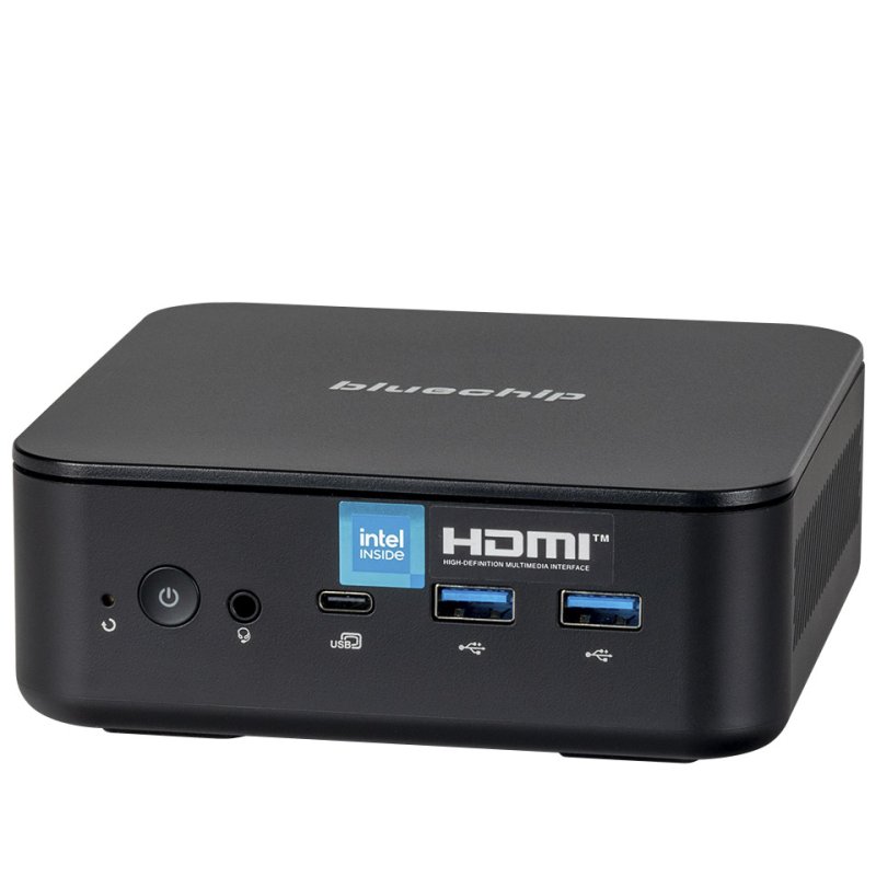 bluechip BUSINESSline M13100 N100 W11Pro 8GB 120GB SSD Wi-Fi 6 BT 5.3, 2 × RJ45 (1 Gb/s), Intel® UHD Grafik