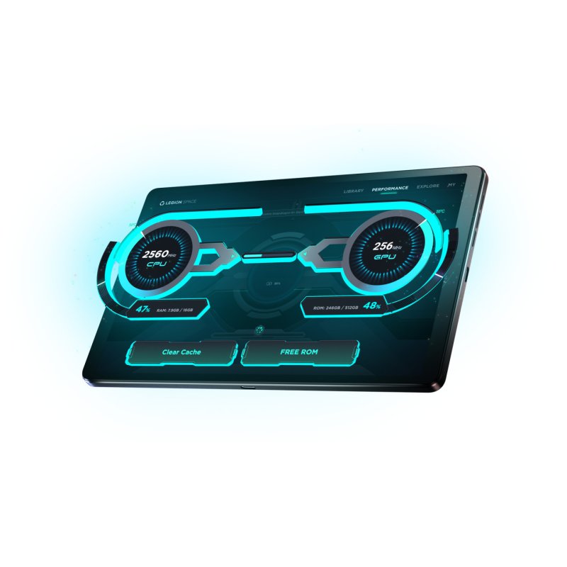 Lenovo Legion Tab (8.8", 3) Qualcomm Snapdragon 256 Go 22,4 cm (8.8") 12 Go Wi-Fi 7 (802.11be) Android 14 Noir