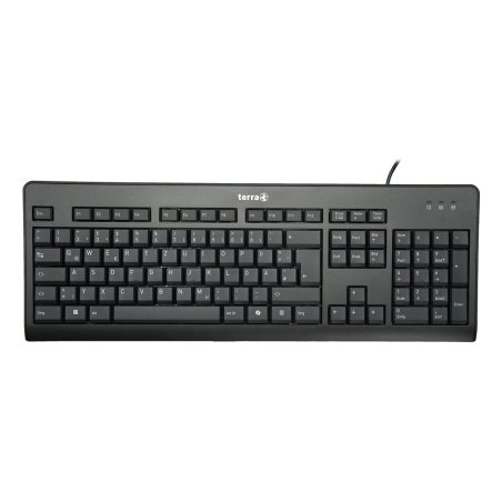 TERRA 1500 keyboard Office USB QWERTZ German Black