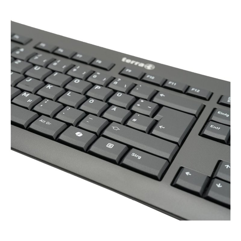 TERRA 1500 keyboard Office USB QWERTZ German Black